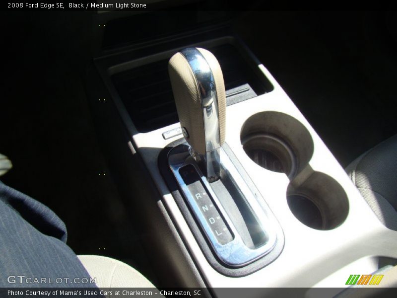 Black / Medium Light Stone 2008 Ford Edge SE