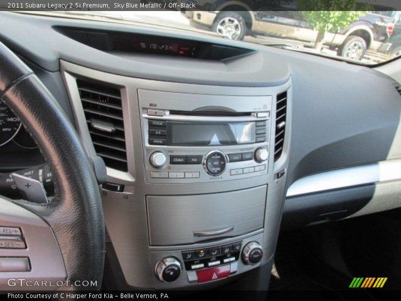 Sky Blue Metallic / Off-Black 2011 Subaru Legacy 2.5i Premium