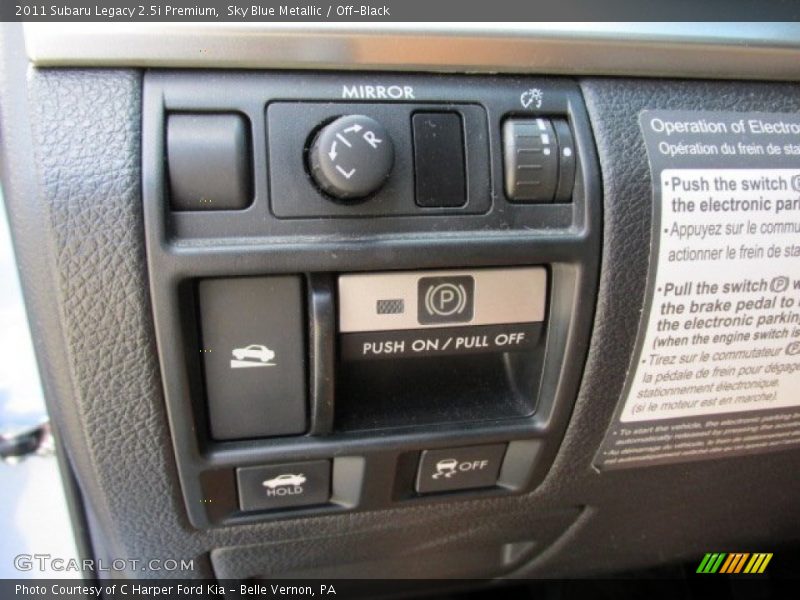 Sky Blue Metallic / Off-Black 2011 Subaru Legacy 2.5i Premium