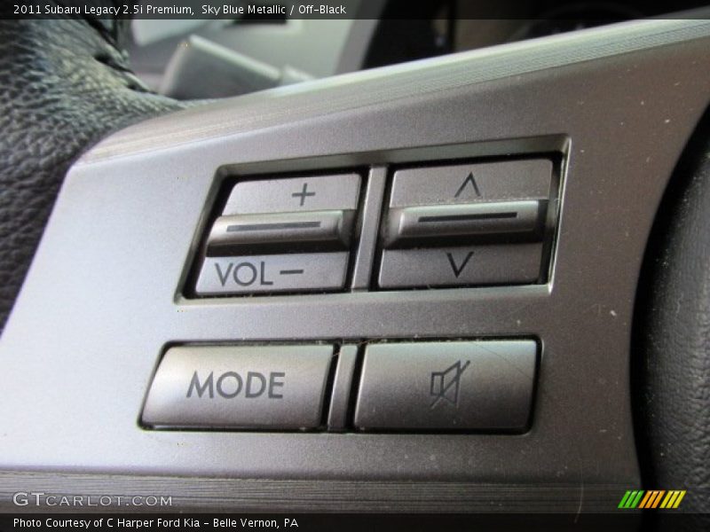 Sky Blue Metallic / Off-Black 2011 Subaru Legacy 2.5i Premium
