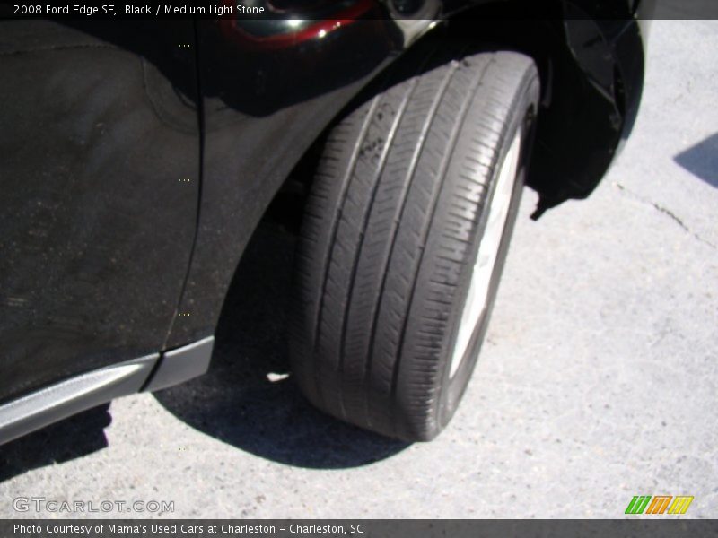 Black / Medium Light Stone 2008 Ford Edge SE