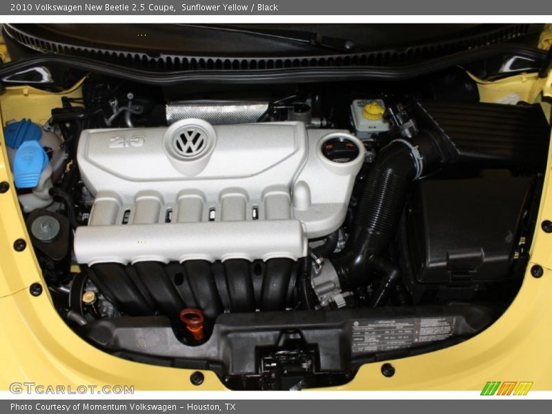 Sunflower Yellow / Black 2010 Volkswagen New Beetle 2.5 Coupe