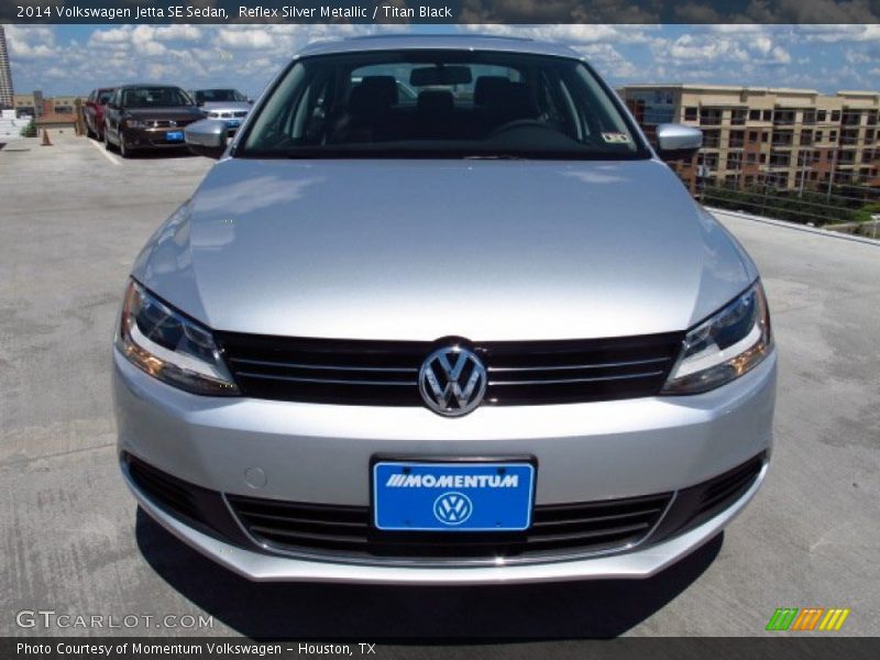 Reflex Silver Metallic / Titan Black 2014 Volkswagen Jetta SE Sedan