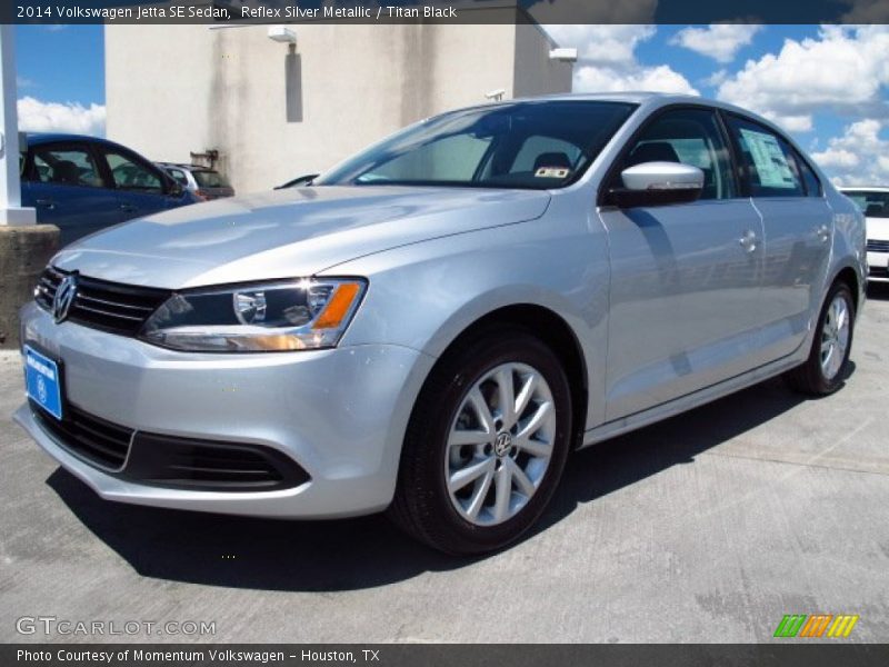 Reflex Silver Metallic / Titan Black 2014 Volkswagen Jetta SE Sedan