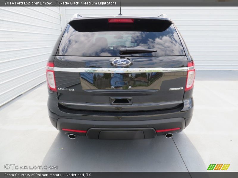 Tuxedo Black / Medium Light Stone 2014 Ford Explorer Limited