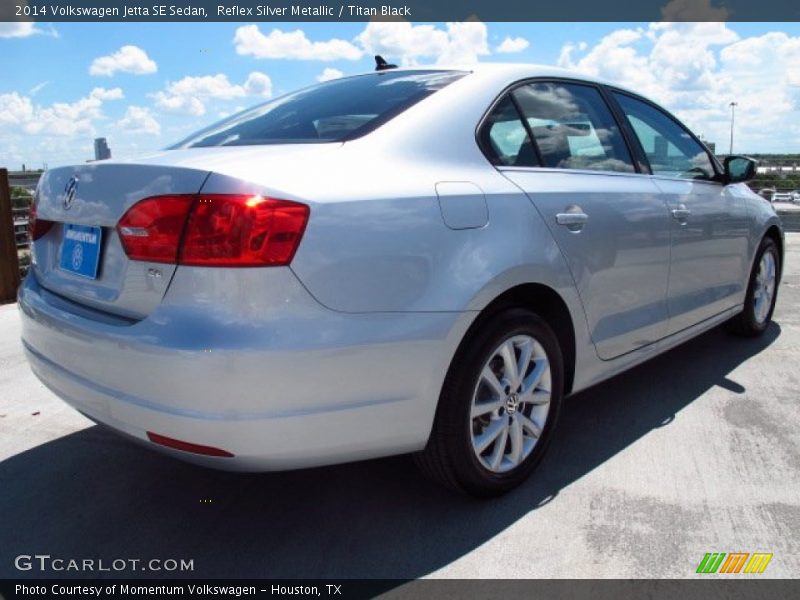 Reflex Silver Metallic / Titan Black 2014 Volkswagen Jetta SE Sedan