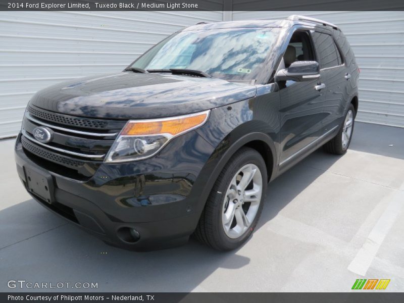 Tuxedo Black / Medium Light Stone 2014 Ford Explorer Limited