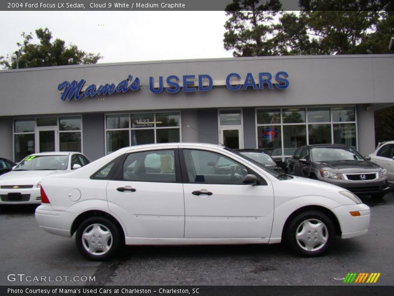 Cloud 9 White / Medium Graphite 2004 Ford Focus LX Sedan
