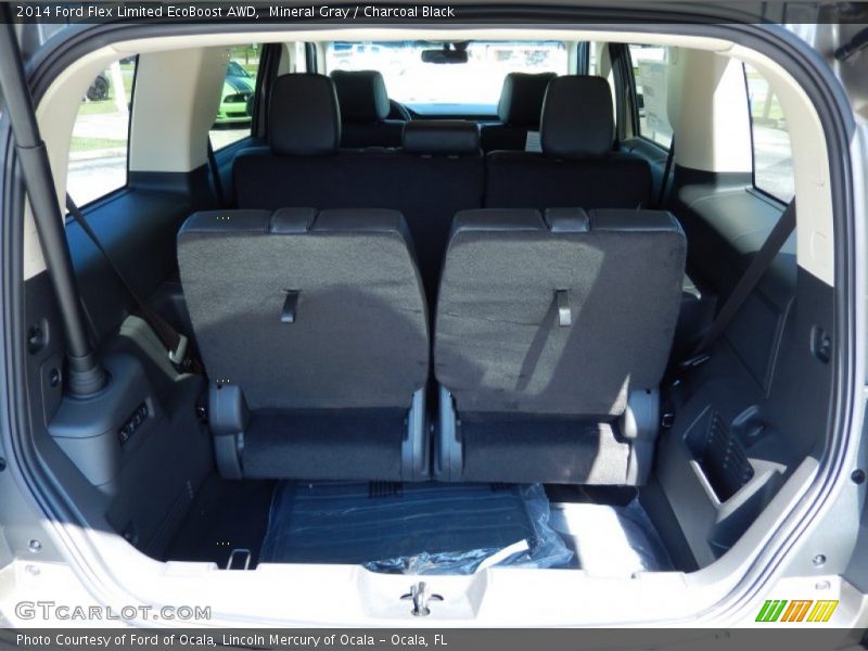 Mineral Gray / Charcoal Black 2014 Ford Flex Limited EcoBoost AWD