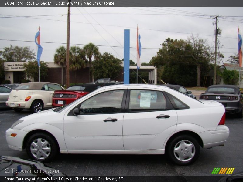 Cloud 9 White / Medium Graphite 2004 Ford Focus LX Sedan