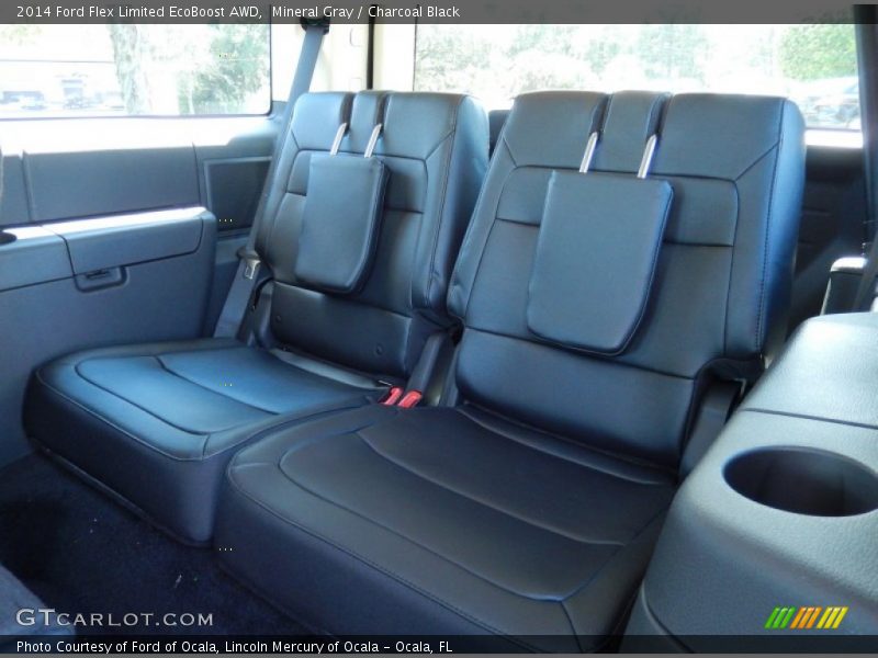 Mineral Gray / Charcoal Black 2014 Ford Flex Limited EcoBoost AWD