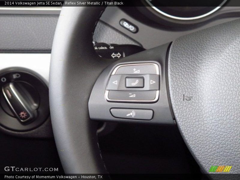 Reflex Silver Metallic / Titan Black 2014 Volkswagen Jetta SE Sedan