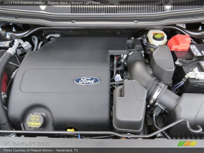 Tuxedo Black / Medium Light Stone 2014 Ford Explorer Limited