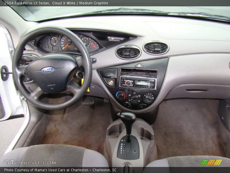 Cloud 9 White / Medium Graphite 2004 Ford Focus LX Sedan