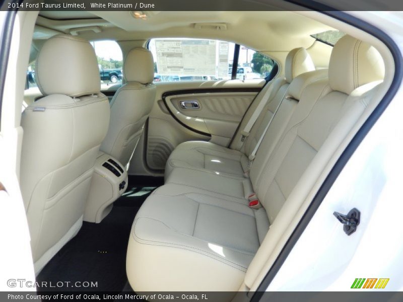White Platinum / Dune 2014 Ford Taurus Limited