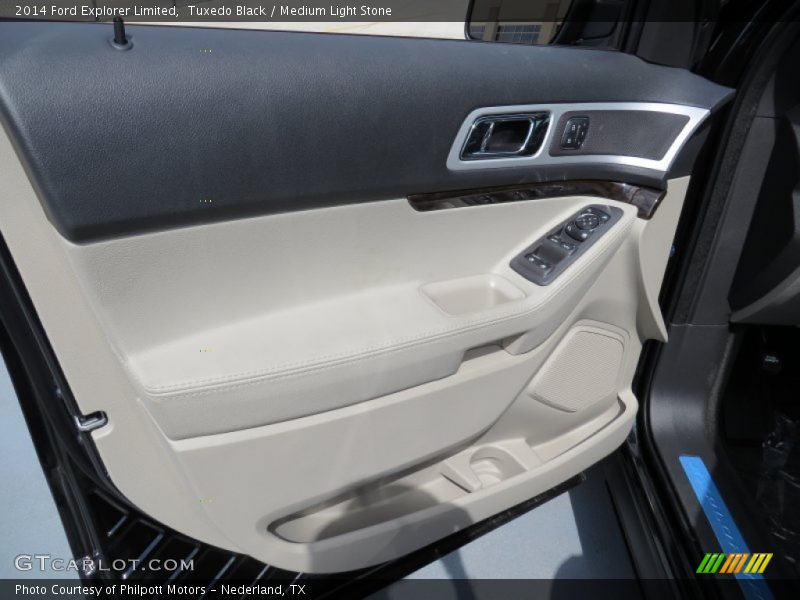 Tuxedo Black / Medium Light Stone 2014 Ford Explorer Limited