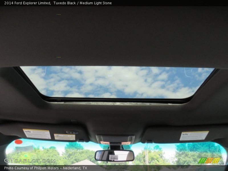 Tuxedo Black / Medium Light Stone 2014 Ford Explorer Limited