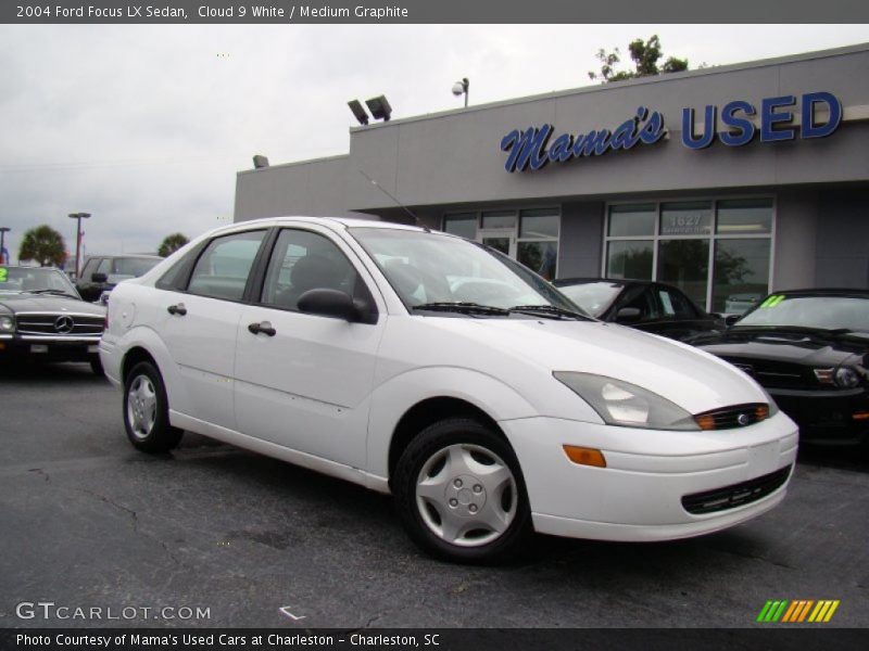 Cloud 9 White / Medium Graphite 2004 Ford Focus LX Sedan