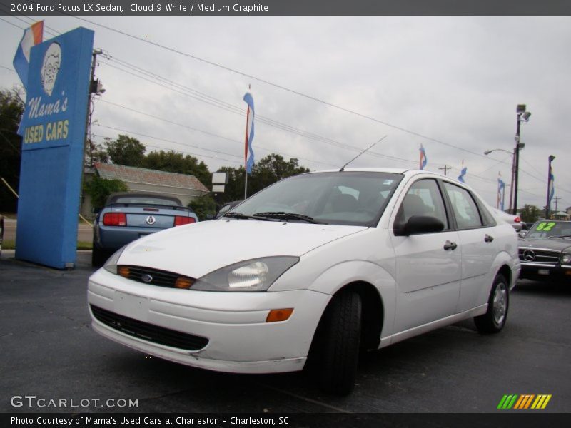 Cloud 9 White / Medium Graphite 2004 Ford Focus LX Sedan