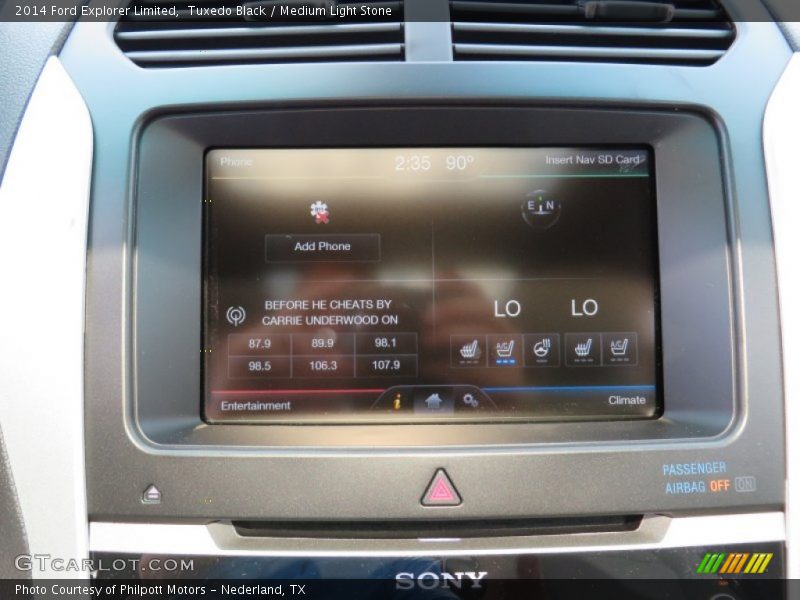 Tuxedo Black / Medium Light Stone 2014 Ford Explorer Limited