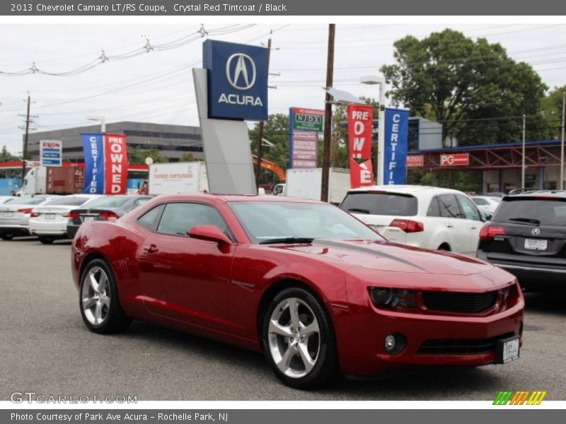 Crystal Red Tintcoat / Black 2013 Chevrolet Camaro LT/RS Coupe