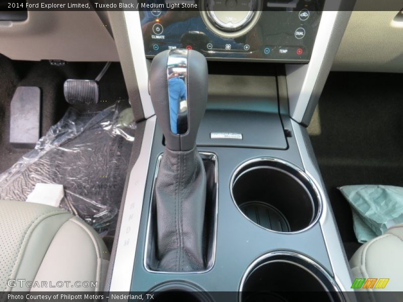 Tuxedo Black / Medium Light Stone 2014 Ford Explorer Limited
