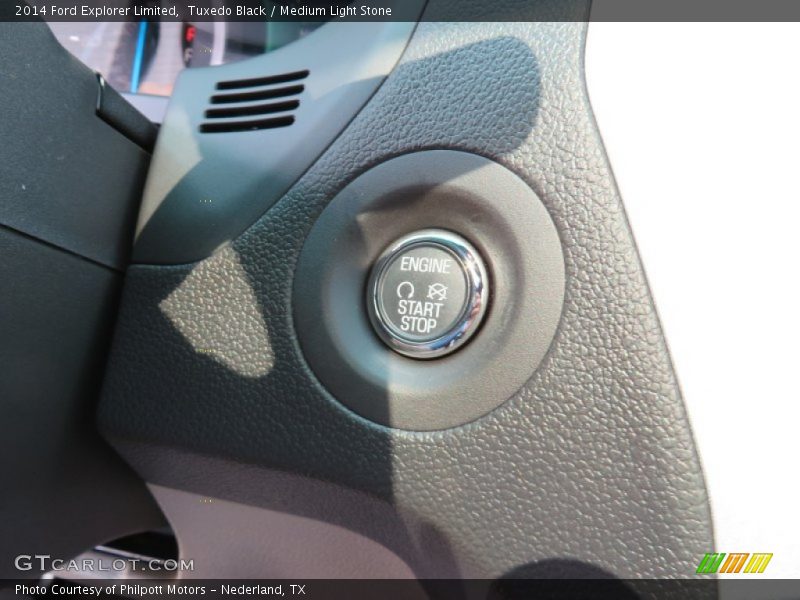 Tuxedo Black / Medium Light Stone 2014 Ford Explorer Limited