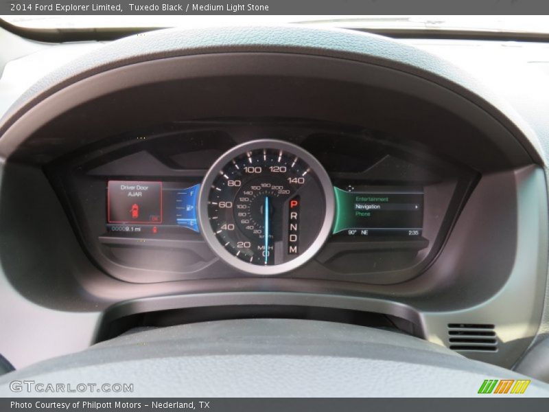 Tuxedo Black / Medium Light Stone 2014 Ford Explorer Limited