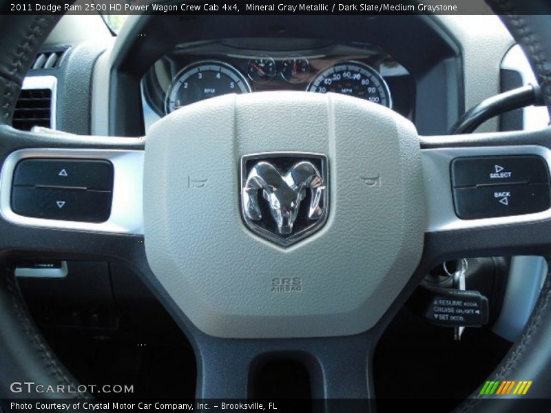 Mineral Gray Metallic / Dark Slate/Medium Graystone 2011 Dodge Ram 2500 HD Power Wagon Crew Cab 4x4
