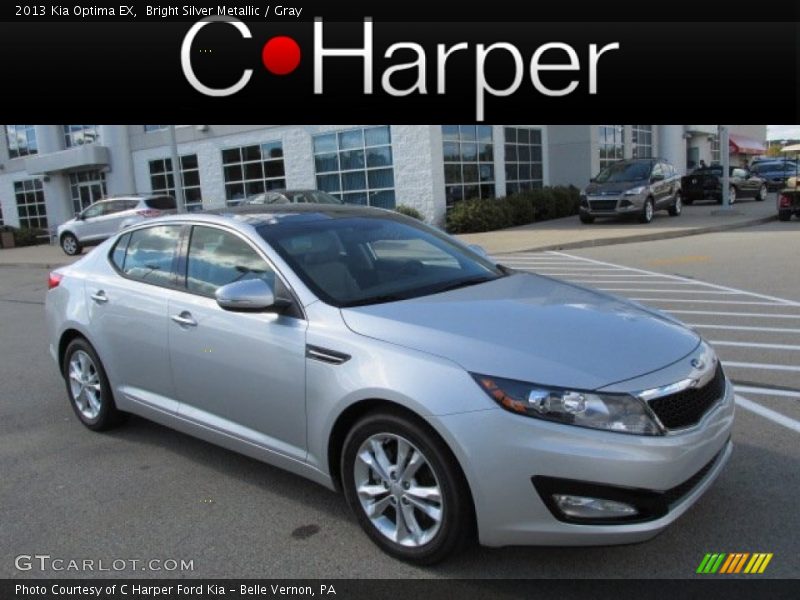 Bright Silver Metallic / Gray 2013 Kia Optima EX