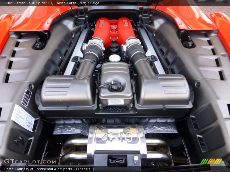  2005 F430 Spider F1 Engine - 4.3 Liter DOHC 32-Valve V8