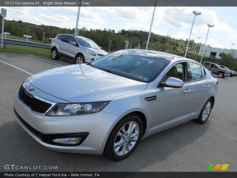 Bright Silver Metallic / Gray 2013 Kia Optima EX