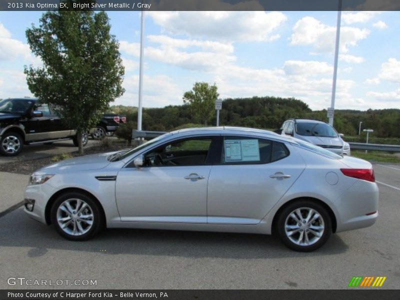 Bright Silver Metallic / Gray 2013 Kia Optima EX