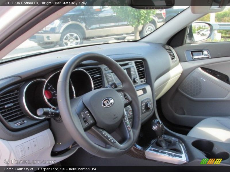 Bright Silver Metallic / Gray 2013 Kia Optima EX