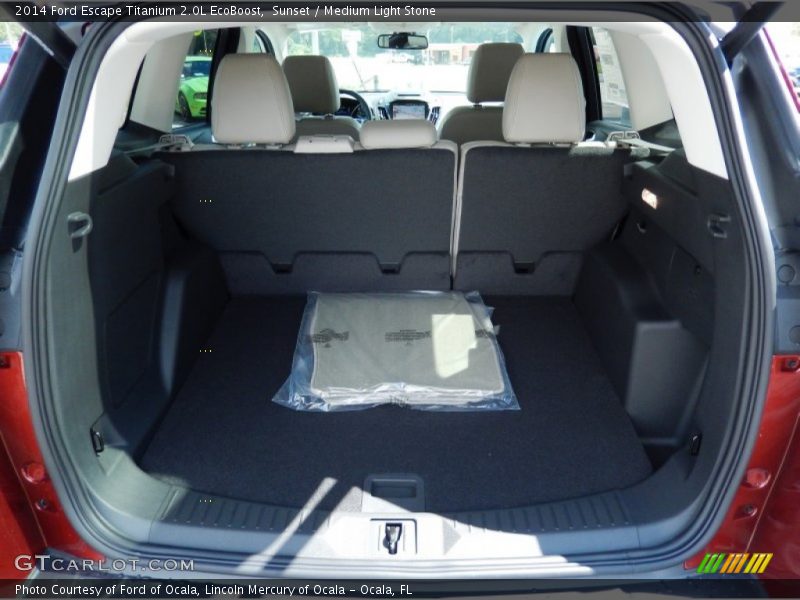 Sunset / Medium Light Stone 2014 Ford Escape Titanium 2.0L EcoBoost