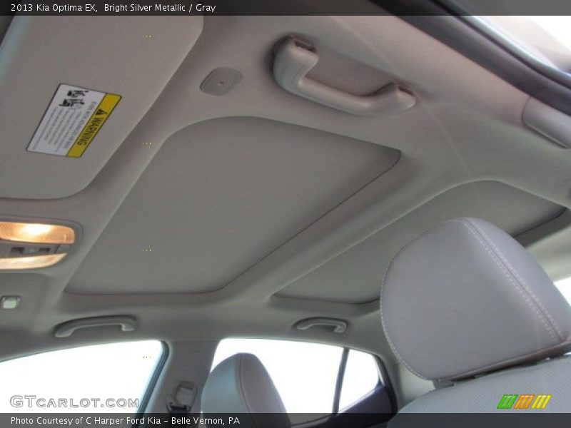 Bright Silver Metallic / Gray 2013 Kia Optima EX