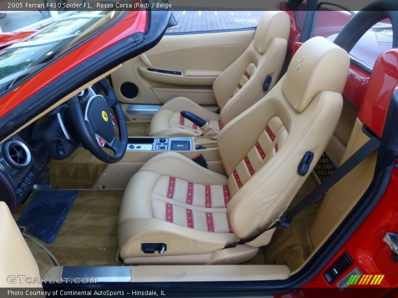 Beige Interior - 2005 F430 Spider F1 