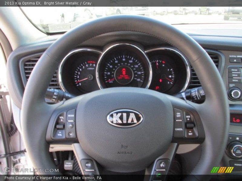 Bright Silver Metallic / Gray 2013 Kia Optima EX