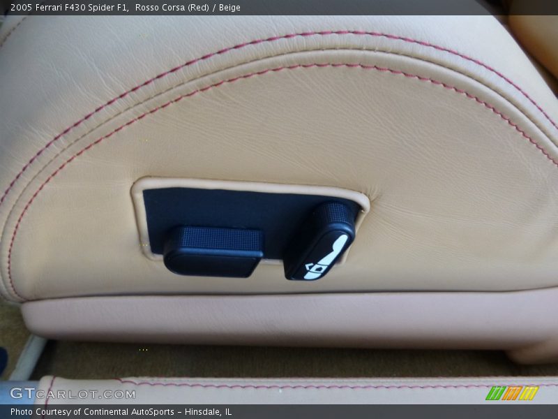 Front Seat of 2005 F430 Spider F1