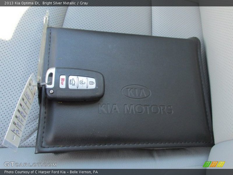 Bright Silver Metallic / Gray 2013 Kia Optima EX