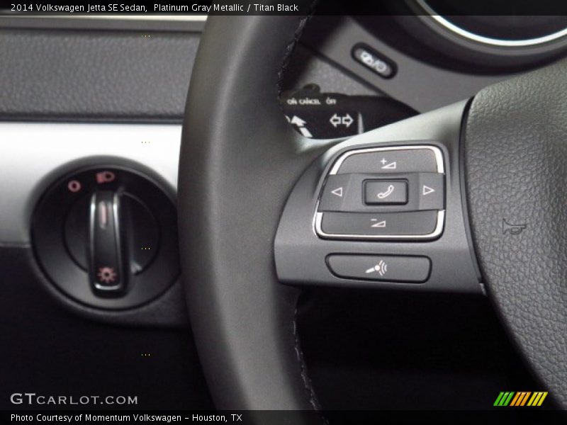 Platinum Gray Metallic / Titan Black 2014 Volkswagen Jetta SE Sedan