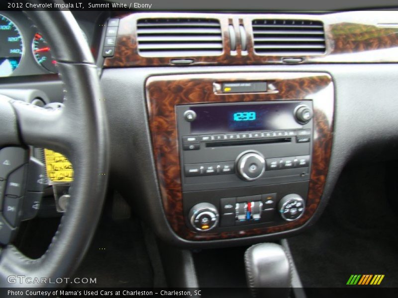 Summit White / Ebony 2012 Chevrolet Impala LT