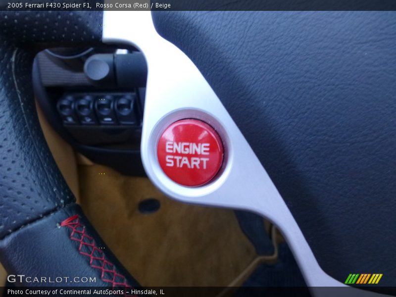 Controls of 2005 F430 Spider F1