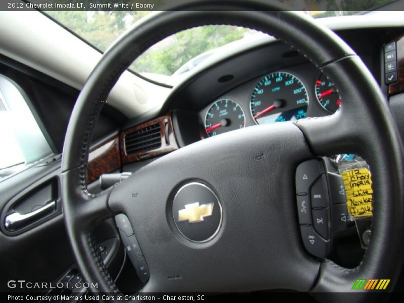 Summit White / Ebony 2012 Chevrolet Impala LT