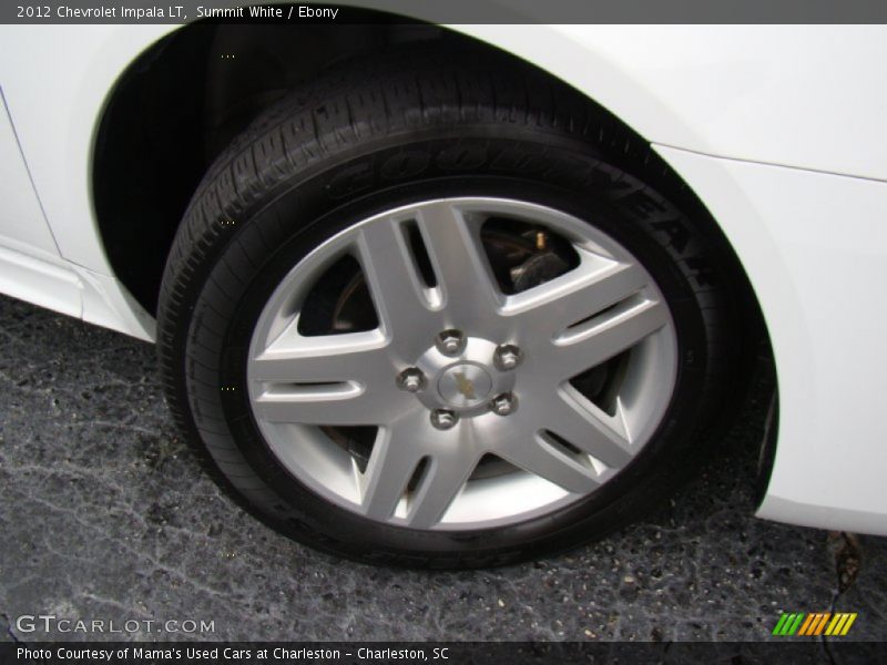 Summit White / Ebony 2012 Chevrolet Impala LT