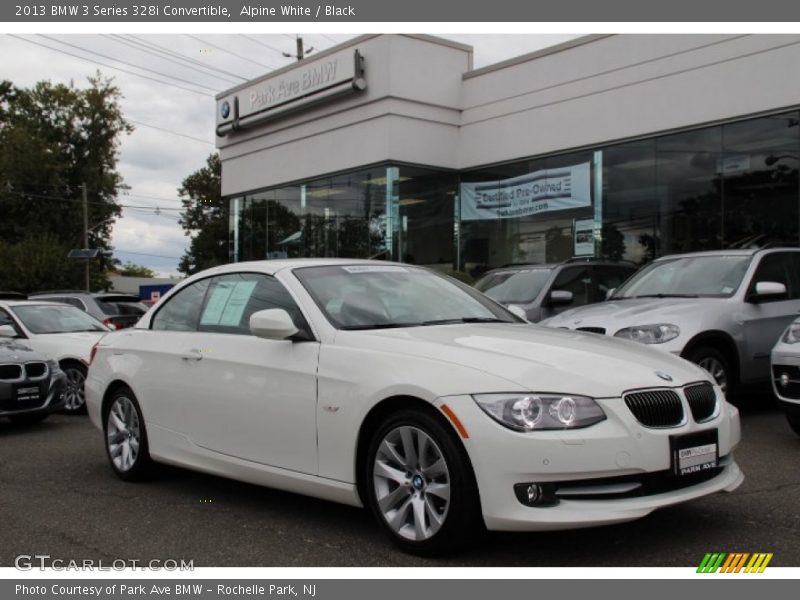 Alpine White / Black 2013 BMW 3 Series 328i Convertible