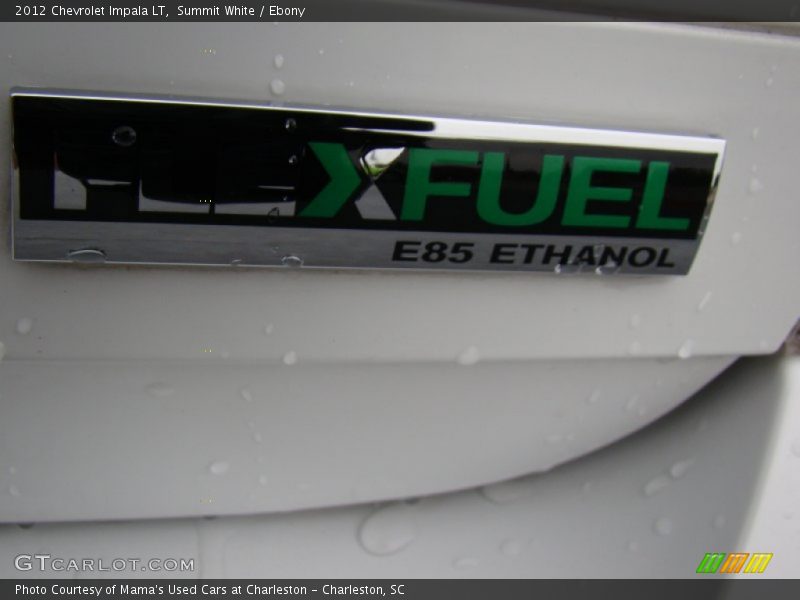Summit White / Ebony 2012 Chevrolet Impala LT
