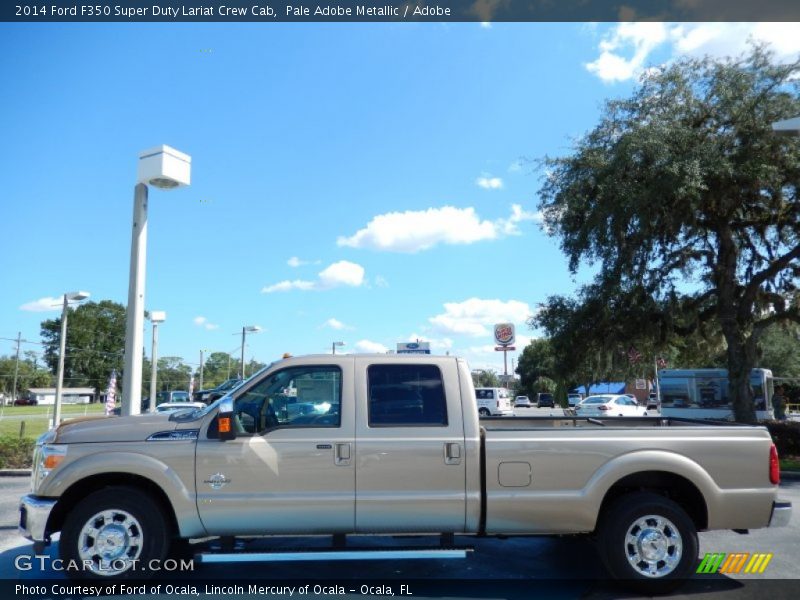 Pale Adobe Metallic / Adobe 2014 Ford F350 Super Duty Lariat Crew Cab