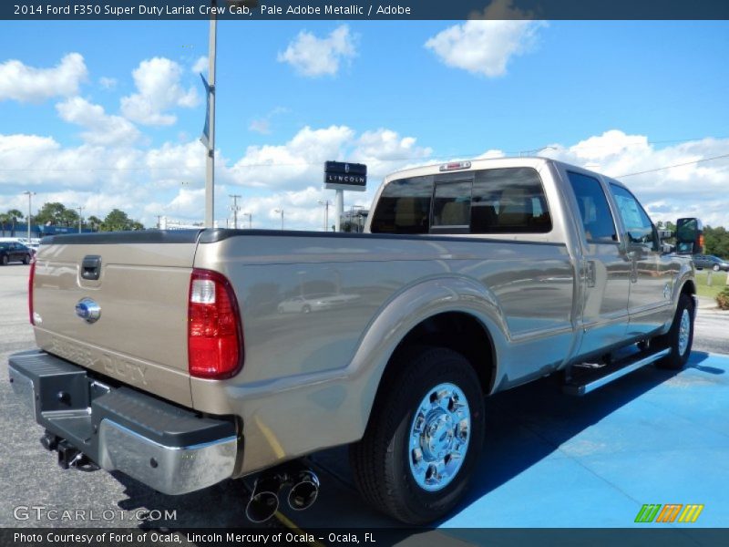 Pale Adobe Metallic / Adobe 2014 Ford F350 Super Duty Lariat Crew Cab