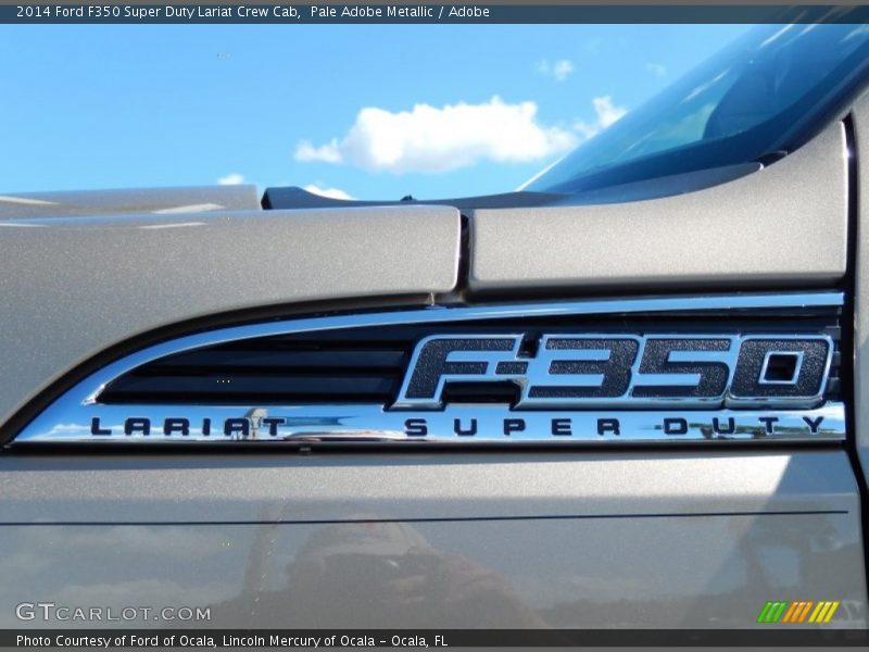Pale Adobe Metallic / Adobe 2014 Ford F350 Super Duty Lariat Crew Cab